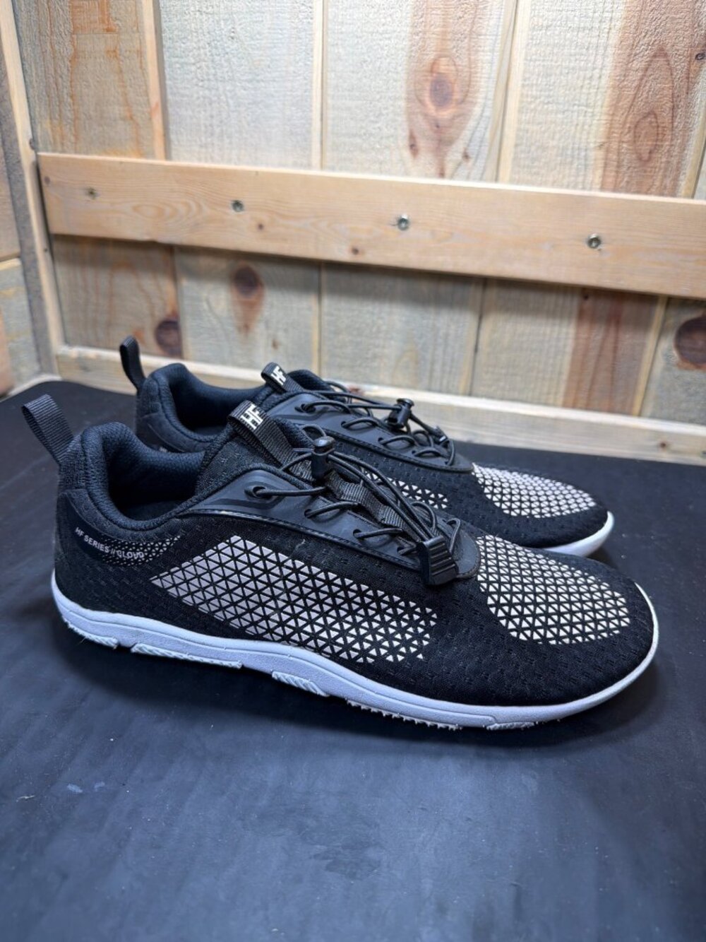 HIKE Footwear HF Series Cloud Mens 9.5 Black Barefoot Sneakers Shoes Size 42 EU